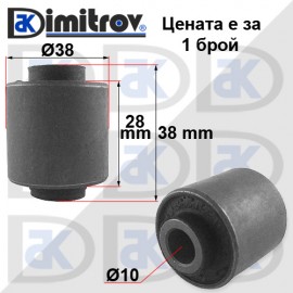 Тампон Ø 10 х Ø 30 х 38 / 28 mm